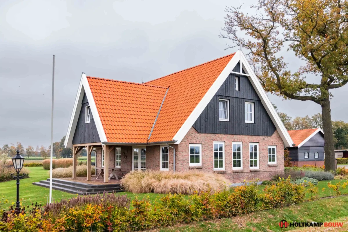 moderne schuurwoning met houtafwerking
