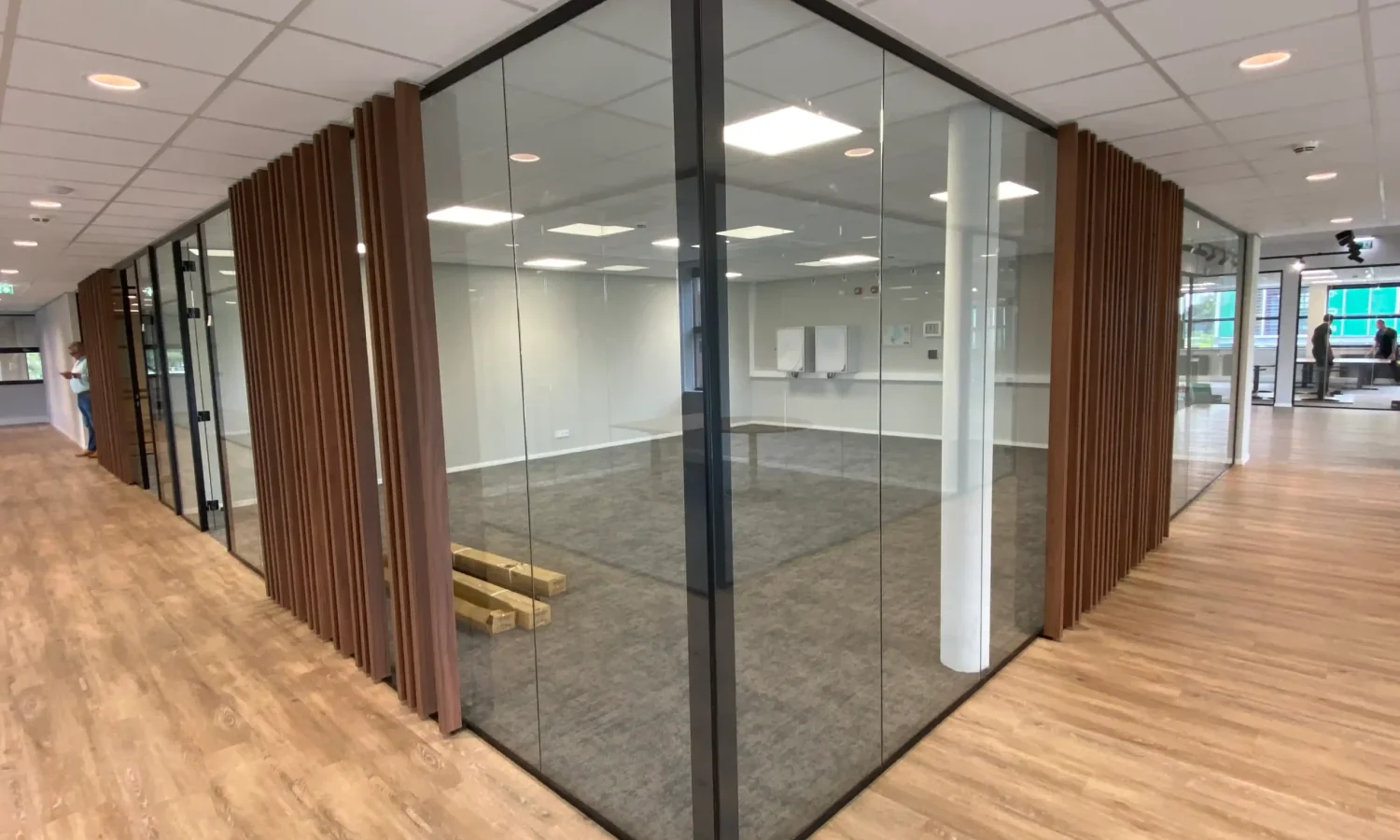 Duurzame verbouwing bedrijfspand ruimtes